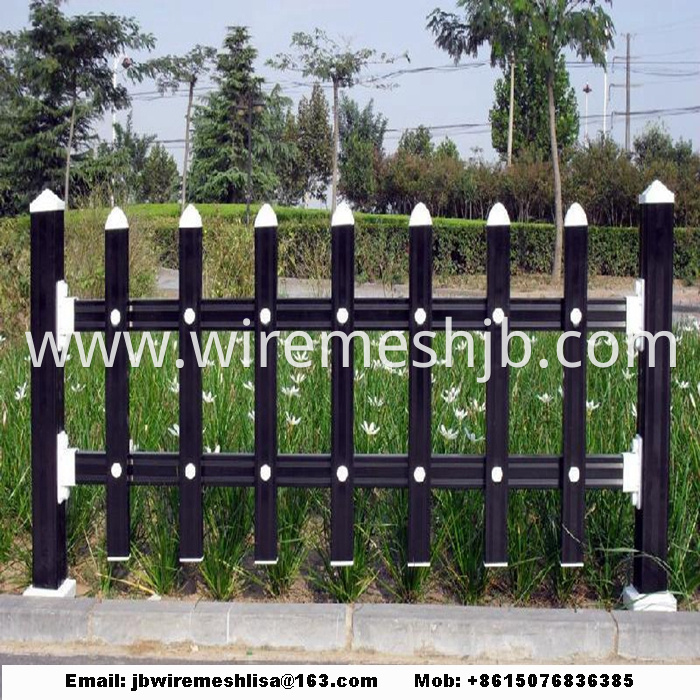 Plastic Garden Fence /PVC Steel Picket Fence